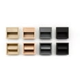 thumbnail image 3 of Schaub And Company 1207-SSB Modo 3-7/8" Square Recessed Flush Diamond Knurled Sliding, 3 of 5