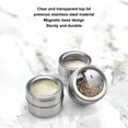 thumbnail image 5 of Powerful Magnetic Spice Tins,3 Pack Magnetic Spice Tins, stainless steel spice container storage box with transparent lid for storing herbs, spices and other seasonings, 5 of 7