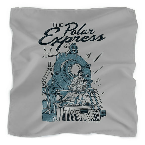 The Polar Express Rail Riders Bandana (21 in x 21 in)