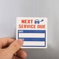 thumbnail image 4 of WRITWAA 150 Pieces per Roll Car Service Due Sticker Assorted Color Practical Design for Car Owners, 4 of 8