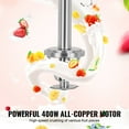 thumbnail image 3 of VEVOR Ice Cream Blender, 400W Ice Cream Mixer Stir Machine, 304 Stainless Steel, 3 of 9
