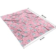 thumbnail image 4 of Pink Cartoon Unicorn Pattern Blanket,Comfortable Soft Flannel Throw Blanket,All Season,Warm Lightweight Blankets for Sofa Bed Couch Living Room Chair,60"x80", 4 of 4