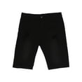 thumbnail image 2 of Jean Shorts For Men Zipper Button Elastic Waist Casual Pocket Sports Shorts Pants Cargo Pocket Pants for Men Black, 2 of 5