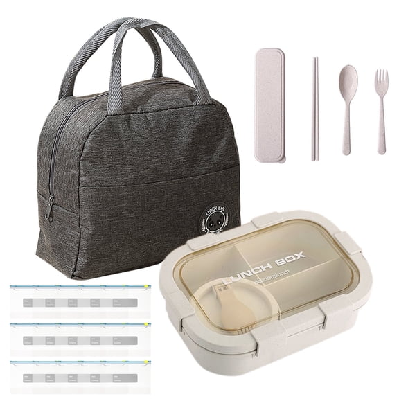 VEGCOO Leakproof Bento Lunch Box Set for Fridge and Office, 1350ml Capacity