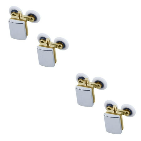 

Tmosphere 8Pcs Double TwinTop Bottom Shower Door ROLLERS Runners Pulleys Wheel G60 2PCS