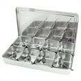 thumbnail image 2 of Condiment Box, Rustproof 8 Grids Aluminium Alloy Seasoning Jar, For Restaurant Home, 2 of 8