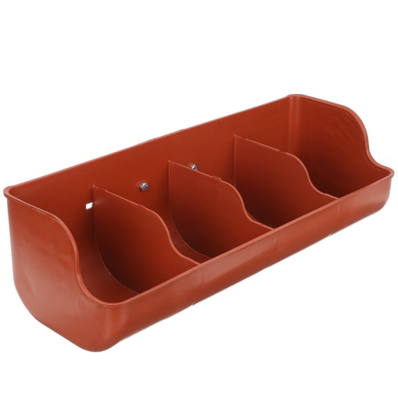 NUOLUX Pig Feeder Multi-slots Goat Feeder Fence Feeder Pig Feeding Trough Farmhouse Pig Feeder