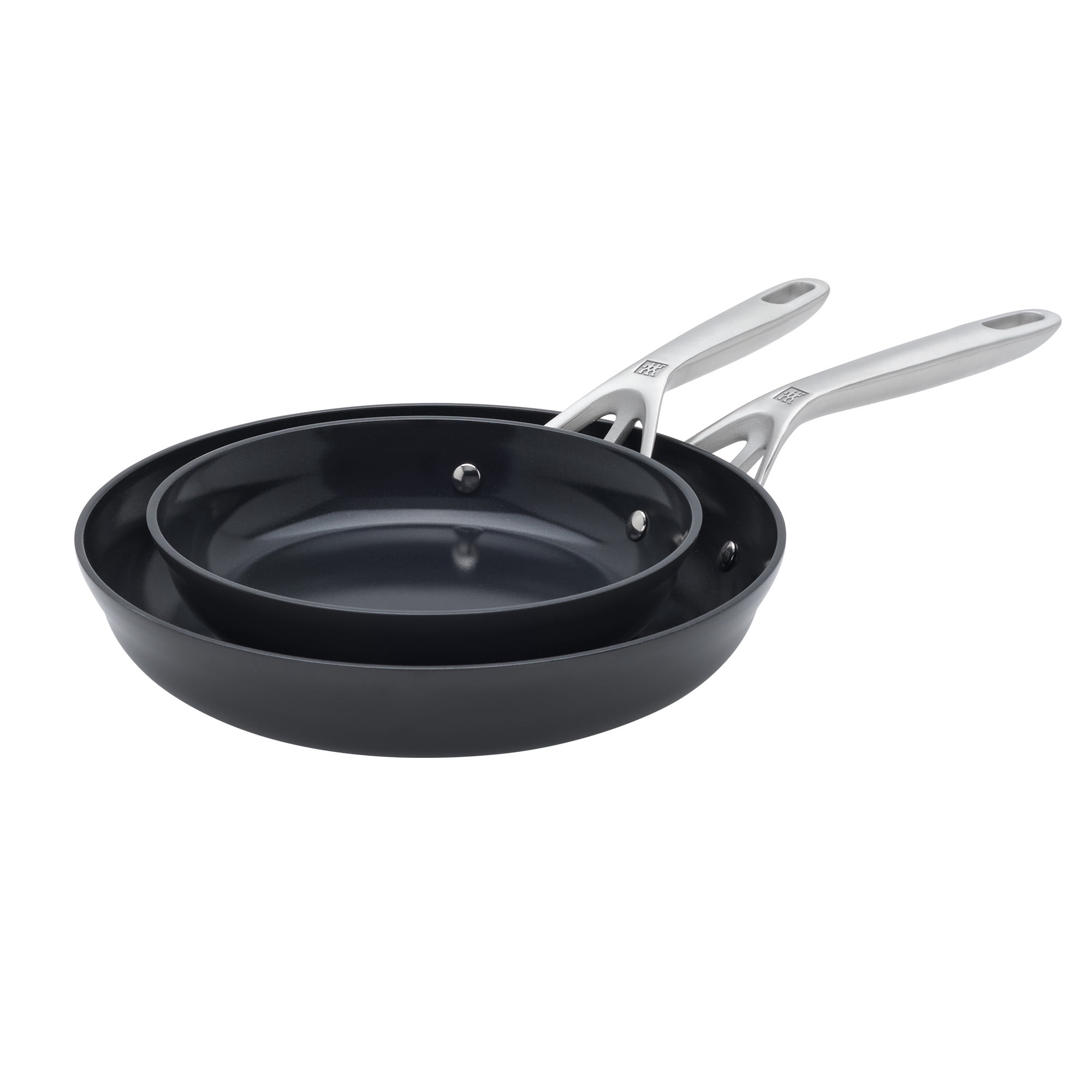 ZWILLING Motion Ceramic Hard Anodized 2-pc Aluminum Nonstick Fry Pan Set