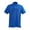 Blue Raft/Red, variant on Mens Solid Pique Polo With Small Pony, Blazing Orange, Large