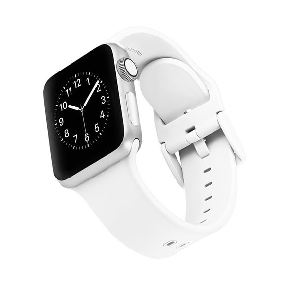 WITHit White Keeperless Action Silicone Band for 42/44/45mm/Ultra/Ultra 2 (49mm) Apple Watch®