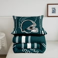 thumbnail image 5 of Erosebridal American Football Comforter Set Full Size Rugby Games Bedding Set Sport Arena Peacock Green Comforter Sports Theme Quilt Set, 5 of 7