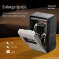 thumbnail image 3 of Caja de Seguridad para Llaves con Contraseña, Diseño de Espacio Grande, Color Gris, Caja Fuerte para Llaves de Coche, para Casa, Apartamento, Instalación Gratuita, Móvil, 3 of 5