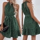 thumbnail image 2 of Mujeres Verano Casual Sin mangas Halter Wave Point Vestidos sexy Vestido delgado + Cinturones Fridja nalpqowj28386, 2 of 9