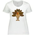 thumbnail image 3 of Inktastic Thanksgiving Turkey Women's Plus Size T-Shirt, 3 of 5