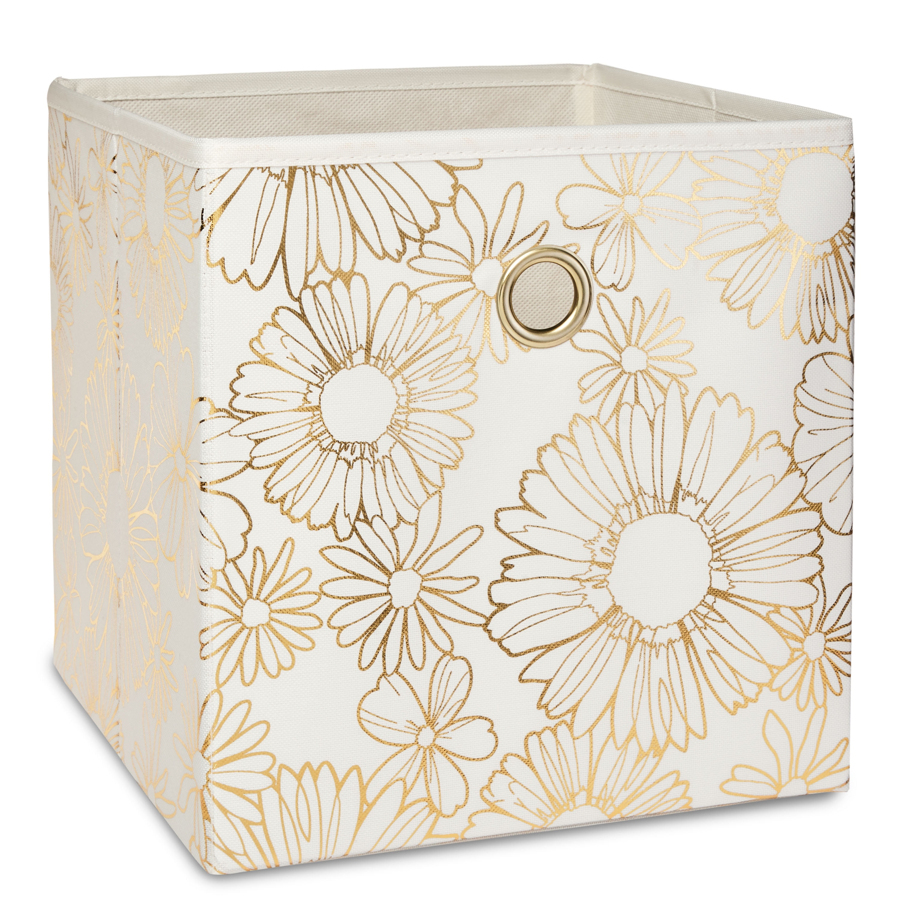 Foldable Storage Box Cube with Lids and Handles Fabric Storage Storage Bins Set 