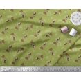 thumbnail image 2 of Soimoi Polyester Crepe Fabric Star,Knife & Circus Dog Cartoon Fabric Prints by Yard 52 Inch Wide, 2 of 3