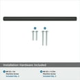 thumbnail image 5 of Amerock Bar Pulls 6-5/16 inch (160mm) Center-to-Center Matte Black Cabinet Pull - 10 Pack, 5 of 8