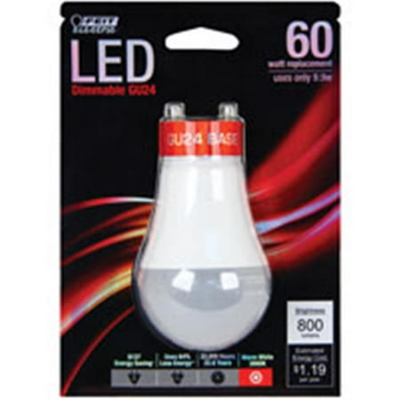 feit electric bulb led dim 200deg 13 5w 60w a19 dm 800 dim light bulbs walmart