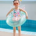thumbnail image 5 of Anillo de natación de cisne con purpurina inflable, flotador de piscina de doble cisne divertido, flotador de piscina de verano para niños Ormromra CPB-DE-SSW471-3, 5 of 5