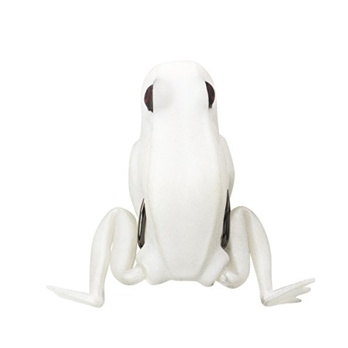 Lunkerhunt Popping Frog Fishing Lure, Pearl, 1/4 oz
