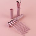 thumbnail image 3 of XWSHYW Makeup Deals of the Day Clearance Makeup Eye Eyeshadow Brush Brushes Cosmetic Set+Round Tube 5Pcs, 3 of 5