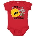 thumbnail image 3 of Inktastic Its My 1st Birthday with Construction Tools Boys Baby Bodysuit, 3 of 5