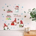 thumbnail image 6 of 8 Sheets 8 Styles Christmas Window Stickers Large Snowman Santa Window Clings Snowflake Wall Decor Decals for Bedroom Living Room Store Showcase Wall Decorations Party Supplies Colorful, 6 of 6