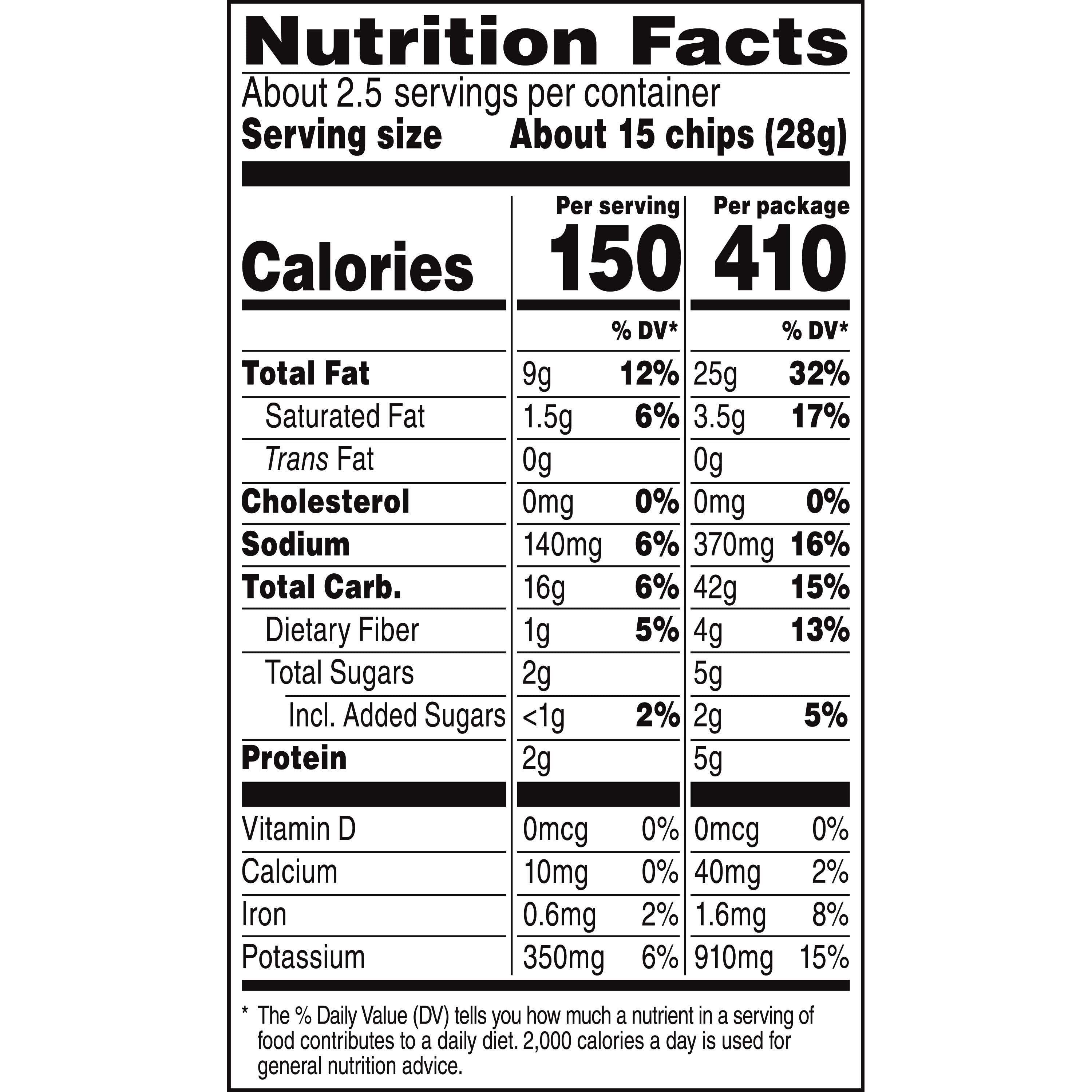 Lay's Salsa Fresca Potato Chips, 2.625 oz bag