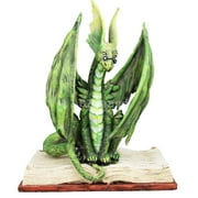 2018 Amy Brown Fairies Scholar Dragon Dragon Statue Collectible Figurine