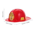 thumbnail image 4 of FELTECHELECTR 2 piezas de sombrero de bombero, casco de bombero para cosplay de adulto, accesorio de disfraz de bombero, 4 of 5