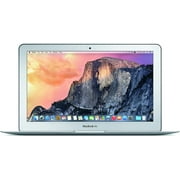 Apple MacBook Air, 11.6" Laptop, Intel Core i5, 4GB RAM, 128GB SSD, No, Mac OS, Silver, MJVM2LL/A (Refurbished)