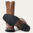 thumbnail image 6 of Men's Stetson Hertiage Harness Biker Leather Boots Handcrafted Brown, 6 of 7