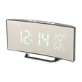 thumbnail image 2 of Reloj de escritorioReloj despertador digital 12/24H Reloj de dormitorio Reloj digital pequeño Diseño fácil de usar Jadeshay  A, 2 of 8