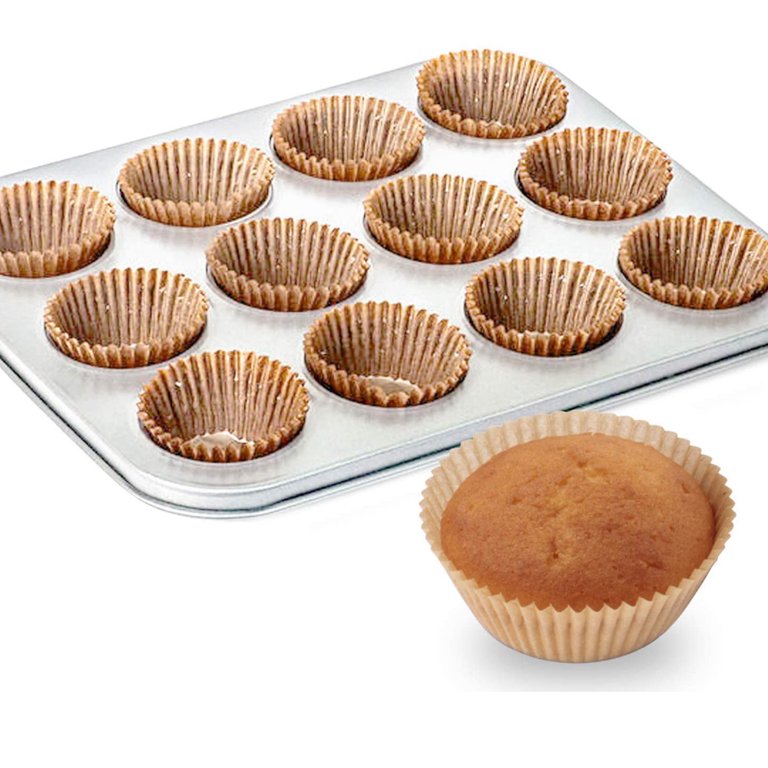 600 Pcs GreaseProof Cupcake Liners Standard Size Paper Baking Cups