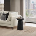 thumbnail image 3 of Simpli Home Boyd 16 inch Wide Solid Mango Contemporary Tall Accent Table in Black, Assembled, 3 of 8