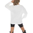 thumbnail image 5 of Women's Gameday Couture White SEMO Redhawks Big Goals Oversized Long Sleeve T-Shirt, 5 of 5