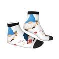 thumbnail image 6 of Salouo School Cute Gnomes Pattern Unisex Middle Tube Socks,Middle-Finger Knee High Socks Over The Calf Tube Stocking Crew Stockings for Women and Men Tube Socks, 6 of 8