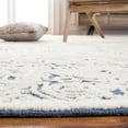 thumbnail image 3 of SAFAVIEH Trace Burton Geometric Wool Runner Rug, Blue/Ivory, 2'3" x 8', 3 of 8