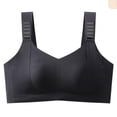 thumbnail image 2 of Plus Wireless Minimizer Bra for Women, Full Coverage Supportive Comfort Bra, Adjustable Wide Shoulder Straps Design | VerBelle,Black 2XL, 2 of 6