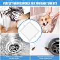 thumbnail image 3 of 50PCS Shower Drain Hair Catcher Easy to Use and Install Hair Catcher for Bathroom Laundry Bathtub, 3 of 5