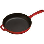 lodge enameled cast iron 11 quot skillet red ec11s43 lodge skillet size chart