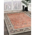 thumbnail image 3 of Ahgly Company Machine Washable Indoor Square Traditional Sienna Brown Area Rugs, 3' Square, 3 of 7