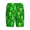 thumbnail image 2 of Lsque St Patrick's Day2 Mens Sleep Pajama Shorts,Short Pajama Pants, Cotton Ultra-Soft Knit-Medium, 2 of 9