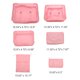 thumbnail image 2 of Conjunto de 6 Cubos de Empaque Portátiles para Equipaje Rosa, 2 of 6