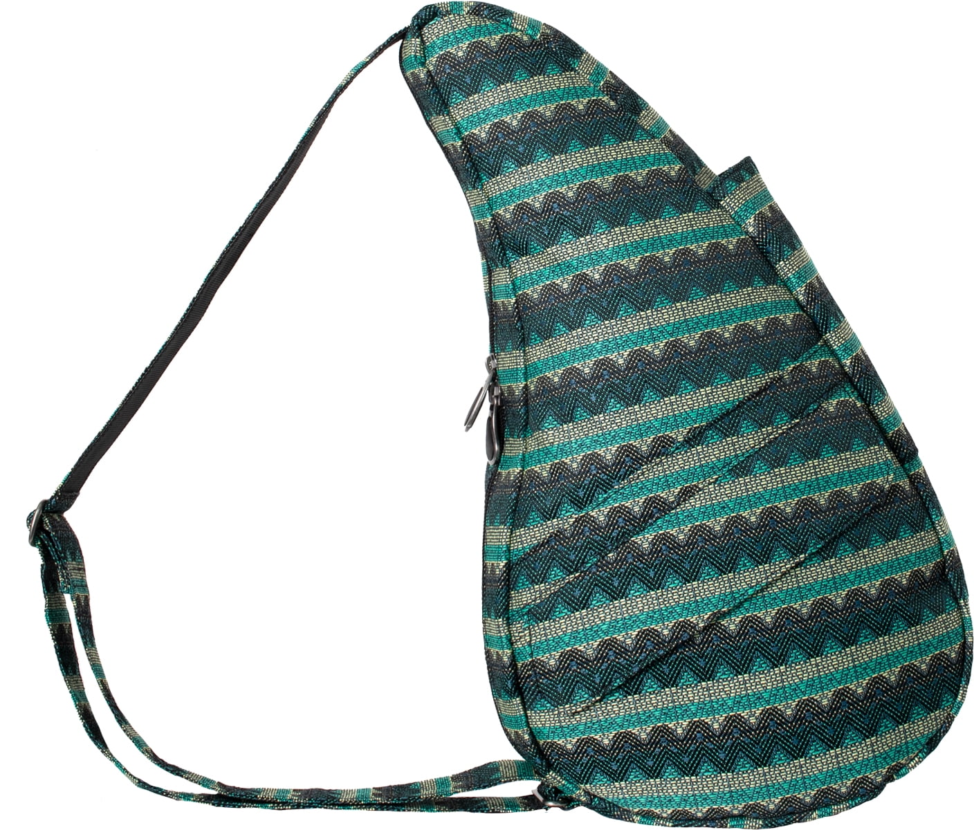 AmeriBag 17" Print Crossbody Sling Healthy Back Bag (Ric Rac)