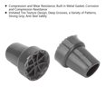 thumbnail image 2 of Rubber Walking Crutches Tips, Crutches Accessories, 5pcs22mm Single-angle Crutches Tips Imitation Tire Texture Anti-skid Rubber Translucent 4x4x4 Cm, 2 of 8