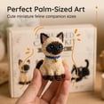 thumbnail image 4 of 2026 Tiny 3D Beaded Animal DIY Kit, 3D Beaded Pet DIY Kit, Handmade Bird Figurine, Easy Handmade Beading Embroidery Kit with Instructions, Stress Relief DIY Craft Gift (#4), 4 of 8