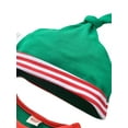 thumbnail image 5 of uukiA Infant 0-18 Months Baby Boy Christmas Cute Green One-piece Romper And Hat 2PCs Outfit Suit, 5 of 6