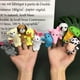 thumbnail image 3 of Juego de 10 marionetas de dedo de animales de peluche suave, surtido de minifiguras de juguete para niños, muestra el tiempo de juego de los niños, juego de animales de cuentos parlantes, regalo de San Valentín, filtro de huevo de Pascua, regalos de fiesta, grandes padres de familia Sailing  Electrónica, 3 of 6