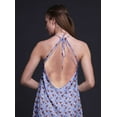 thumbnail image 2 of Bimba Floral Women Backless Halter Neck Beachwear Summer Evening PartyÂ&nbsp;Dress-Medium, 2 of 6